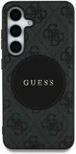 Telefoniümbris Guess 4G Round Patch Classic Logo MagSafe, Samsung Galaxy S25 Ultra, must