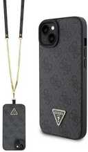 Telefoniümbris Guess Crossbody 4G Metal Logo GUHCP15MP4TDSCPK, iPhone 15 Plus, must