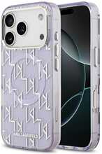Karl Lagerfeld IML KL Monogram MagSafe ümbris, Apple iPhone 17 Pro Max, lilla