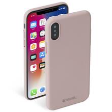 Krusell Sandby ümbris, Apple iPhone XS, tolmune roosa