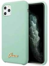 Silikoonümbris Guess GUHCN58LSLMGG, Apple iPhone 11 Pro, roheline/vintage kuldne