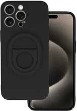 Telefoniümbris Tel Protect Magnetic Elipse, Apple iPhone 15 Pro, must