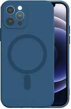 Telefoniümbris Protect MagSilicone, Apple iPhone 12, tumesinine