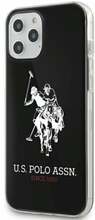 Telefoniümbris U.S POLO USHCP12MTPUHRBK Big Horse Cover, Apple iPhone 12/12 Pro, must