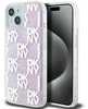 DKNY Liquid Glitter Multilogo DKHCP15SLCPEPP ümbris, Apple iPhone 13/14/15, roosa