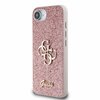 Telefoniümbris Guess PU Fixed Glitter 4G, Apple iPhone 16e, roosa