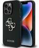 Telefoniümbris Guess PU Grained 4G Metal Logo, Apple iPhone 13 Pro, must