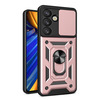 Telefoniükaas Hurtel Hybrid Armor Camshield, Samsung Galaxy S25, roosa