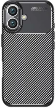 Beline Carbon Armor ümbris, Apple iPhone 16 Plus 6.7, must