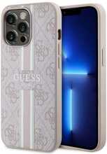 Telefoniümbris Guess 4G Printed Stripes MagSafe GUHMP13LP4RPSP, Apple iPhone 13/13 Pro, roosa