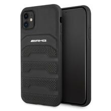 Mercedes AMG AMHCN61GSEBK nahast ümbris, Apple iPhone 11, must
