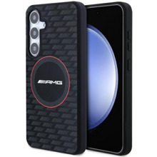 Telefoniümbris Mercedes AMG AMHMS24M23SMRK silikon Carbon Pattern MagSafe, Samsung Galaxy S24 Plus, must