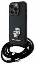 Telefoniümbris Karl Lagerfeld KLHCP15LSAKCPSK, Apple iPhone 15 Pro, must