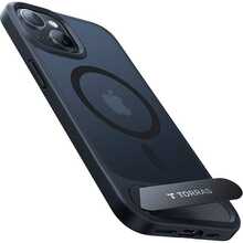 Torras UPRO Pstand telefoniümbris, Apple iPhone 15 Pro Max, must