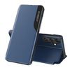 Telefoniümbris Hurtel Eco Leather View Case, Samsung Galaxy S25 Plus, sinine