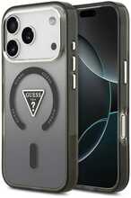 Guess GUHMP17LHGTMLCGK IML Gradient Triangle Logo ümbris, iPhone 17 Pro, must