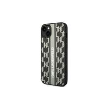 Karl Lagerfeld Monogram Stripe KLHCP14MPGKLSKG ümbris, Apple iPhone 14 Plus, hall