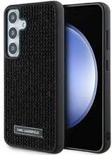 Karl Lagerfeld Rhinestone Metal Logo KLHCS24SHDSPRK ümbris, Samsung Galaxy S24, must