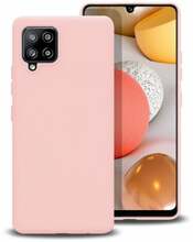 Telefoniümbris Mocco Liquid Silicone Soft Back Case, Samsung Galaxy A42 5G, roosa