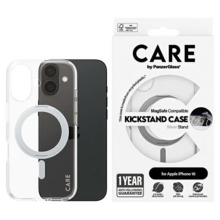 Telefoniümbris Panzer Glass CARE Feature Kickstand, Apple iPhone 16, hõbe