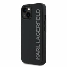 Telefoniümbris Karl Lagerfeld 3D Rubber Glitter Logo, Apple iPhone 13, must