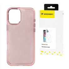 Wozinsky Glitter ükas, Samsung Galaxy S25 Ultra, roosa särava glitteriga