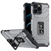 Telefoniümbris Crystal Ring Case Kickstand, Apple iPhone 13 Pro, must