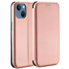Beline Magnetic Book Case, Apple iPhone 15 6.1, Rose Gold