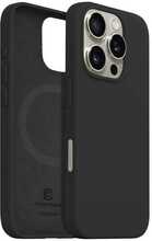 Telefoniümbris Crong Color Cover Magnetic, Apple iPhone 16 Pro, must