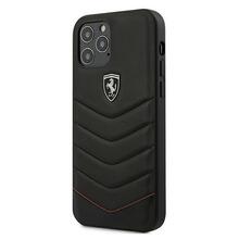 Telefoniümbris Ferrari FEHQUHCP12LBK Off Track Quilted, Apple iPhone 12 Pro Max, must