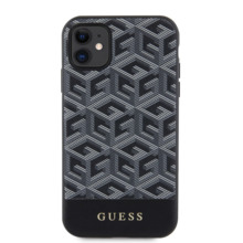 Telefoniümbris Guess GCube Stripes MagSafe GUHMN61HGCFSEK, Apple iPhone 11/XR, must