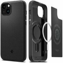 Telefoniümbris Spigen Mag Armor, Apple iPhone 15, must