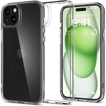 Telefoniümbris Spigen Ultra Hybrid, Apple iPhone 15 Plus, läbipaistev