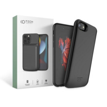 Akuümbriskaas Tech-Protect Battery Pack, Apple iPhone 6/6S/7/8/SE 2020/2022, 3200mAh, must
