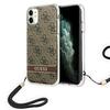 Telefoniümbris Guess 4G Print Strap GUOHCN61H4STW, Apple iPhone 11, pruun