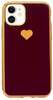 Telefoniümbris Fusion Accessories Heart Case, Apple iPhone 11 Pro, punane