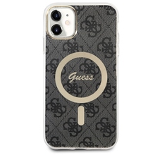 Telefoniümbris Guess GUHMN61H4STK 4G MagSafe, Apple iPhone 11 6.1, must