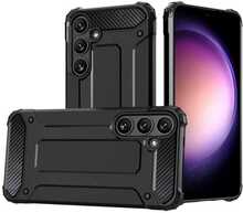 Telefoniümbris Hurtel Hybrid Armor, Samsung Galaxy A15, must