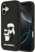Telefoniümbris Karl Lagerfeld 3D Rubber Karl and Choupette, Apple iPhone 17, must