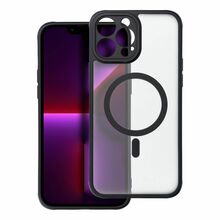 Telefoniümbris Partner Tele Full Matte Mag Cover, Apple iPhone 13 Pro Max, must
