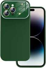 TopTel Soft Silicone Lens ümbris, Apple iPhone 14 Pro, roheline