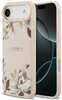 Telefoniümbris Guess Grained Flowers Classic Logo MagSafe, Apple iPhone 17 Air, roosa