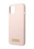 Telefoniümbris Guess GUHMP13SSBPLP Silicone Logo Plate MagSafe, Apple iPhone 13 Mini, roosa