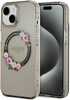 Telefoniümbris Guess IML Flowers Wreath MagSafe GUHMP15SHFWFCK, Apple iPhone 15/14/13, must