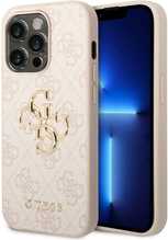 Telefoniümbris Guess GUHCP15L4GMGPI 4G Big Metal Logo, Apple iPhone 15 Pro, roosa