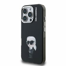 Karl Lagerfeld IML Aquarelle Karl ümbris, Apple iPhone 16 Pro, must