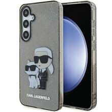 Telefoniümbris Karl Lagerfeld KLHCS24MHNKCTGK Glitter Karl&Choupette, Samsung Galaxy S24 Plus, must