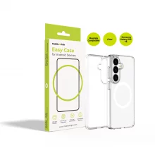 Telefoniümbris Mobile Origin Easy Case MagSafe, Samsung Galaxy S25 FE, läbipaistev
