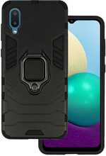 Telefoniümbris Ring Armor, Samsung Galaxy A02, must, TOPT
