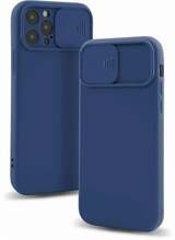 Silikoonümbris Fusion Accessories Camera Protect, Apple iPhone 13 Pro Max, sinine